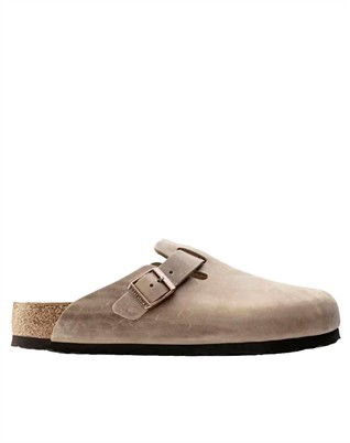 Boston Oiled Leather Sandal - Tobacco Brown